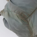 PRADA Hand Bag Nylon 2way Green Silver Auth YKZ274-14