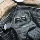 PRADA Hand Bag Nylon 2way Green Silver Auth YKZ274-18