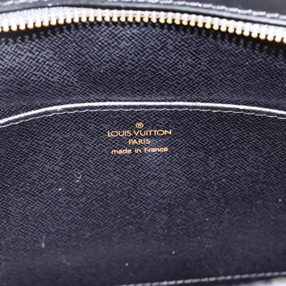 LOUIS VUITTON Epi Pochette Homme Clutch Bag Black M52522 LV Auth YKZ275
