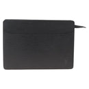 LOUIS VUITTON Epi Pochette Homme Clutch Bag Black M52522 LV Auth YKZ275-13