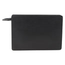 LOUIS VUITTON Epi Pochette Homme Clutch Bag Black M52522 LV Auth YKZ275-2