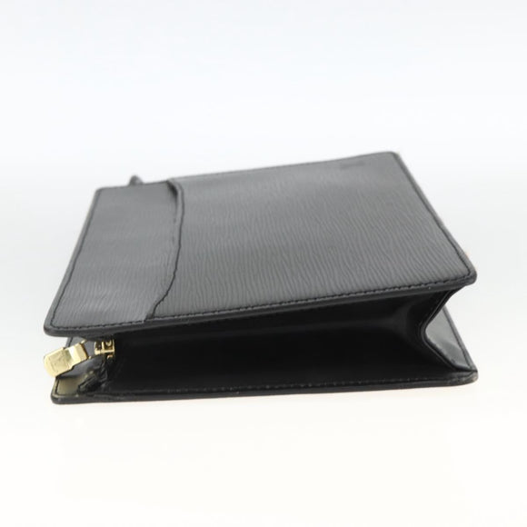 LOUIS VUITTON Epi Pochette Homme Clutch Bag Black M52522 LV Auth YKZ275