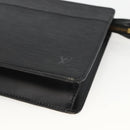 LOUIS VUITTON Epi Pochette Homme Clutch Bag Black M52522 LV Auth YKZ275-7