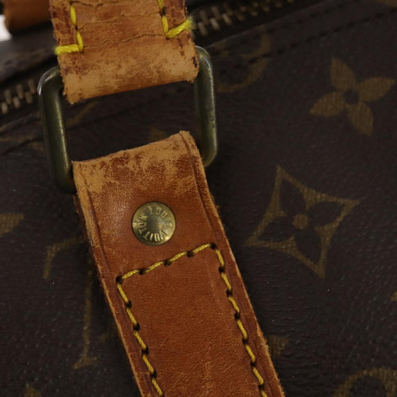 LOUIS VUITTON Monogram Keepall 55 Boston Bag M41424 LV Auth YKZ276