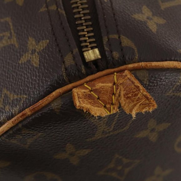 LOUIS VUITTON Monogram Keepall 55 Boston Bag M41424 LV Auth YKZ276