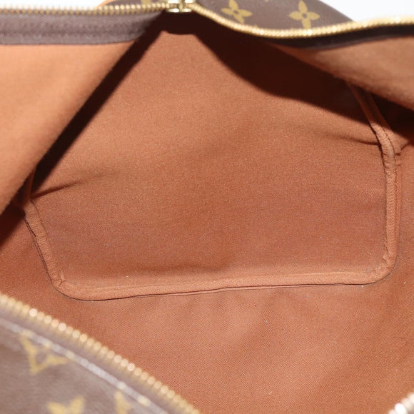 LOUIS VUITTON Monogram Keepall 55 Boston Bag M41424 LV Auth YKZ276