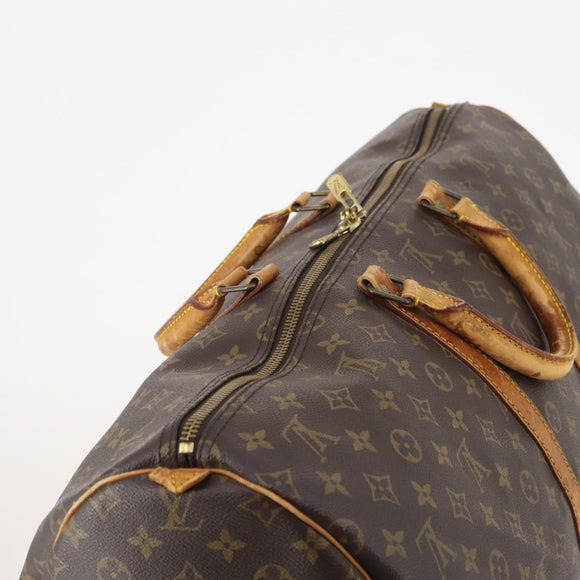 LOUIS VUITTON Monogram Keepall 55 Boston Bag M41424 LV Auth YKZ276