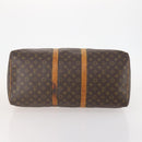 LOUIS VUITTON Monogram Keepall 55 Boston Bag M41424 LV Auth YKZ276-5