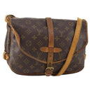 LOUIS VUITTON Monogram Saumur 30 Shoulder Bag M42256 LV Auth YKZ280-1