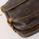 LOUIS VUITTON Monogram Saumur 30 Shoulder Bag M42256 LV Auth YKZ280-15