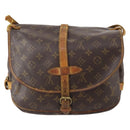 LOUIS VUITTON Monogram Saumur 30 Shoulder Bag M42256 LV Auth YKZ280-3