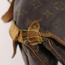 LOUIS VUITTON Monogram Saumur 30 Shoulder Bag M42256 LV Auth YKZ280-5