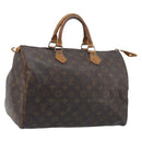 LOUIS VUITTON Monogram Speedy 35 Hand Bag M41524 LV Auth YKZ282-1