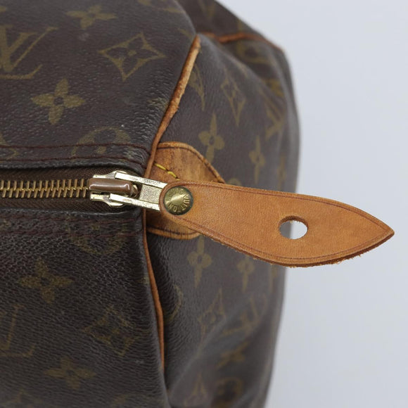 LOUIS VUITTON Monogram Speedy 35 Hand Bag M41524 LV Auth YKZ282