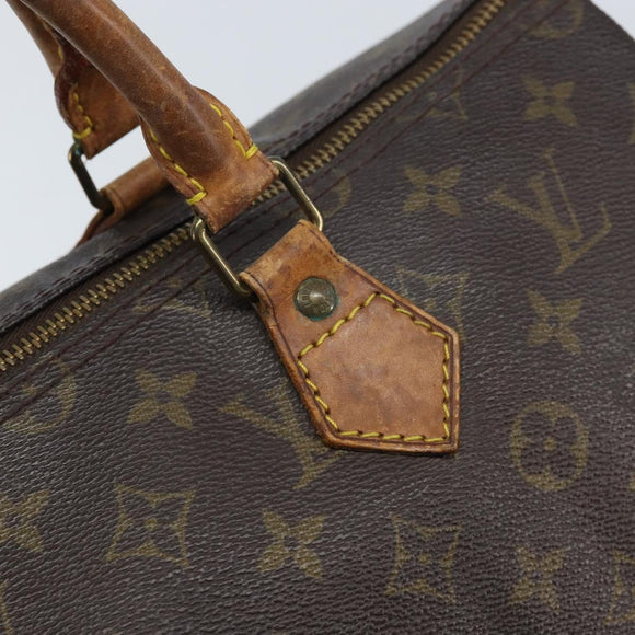 LOUIS VUITTON Monogram Speedy 35 Hand Bag M41524 LV Auth YKZ282