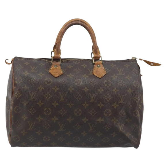 LOUIS VUITTON Monogram Speedy 35 Hand Bag M41524 LV Auth YKZ282