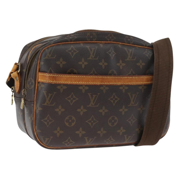 LOUIS VUITTON Monogram Reporter PM Umhängetasche M45254 LV Auth YKZ284