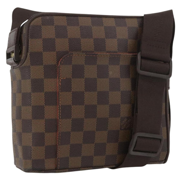 LOUIS VUITTON Damier Ebene Olaf PM Shoulder Bag N41442 LV Auth YKZ285A