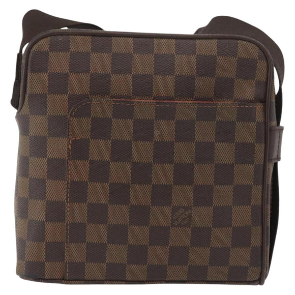LOUIS VUITTON Damier Ebene Olaf PM Shoulder Bag N41442 LV Auth YKZ285A