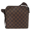 LOUIS VUITTON Damier Ebene Olaf PM Shoulder Bag N41442 LV Auth YKZ285A-2
