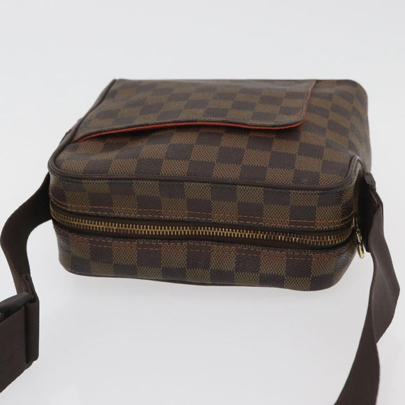 LOUIS VUITTON Damier Ebene Olaf PM Shoulder Bag N41442 LV Auth YKZ285A