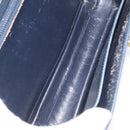 GUCCI Shoulder Bag Leather Navy Gold Auth YKZ288-12