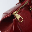 LOUIS VUITTON Monogram Vernis Sherwood PM Bag Pomme D'amour M91494 Auth YKZ290-10