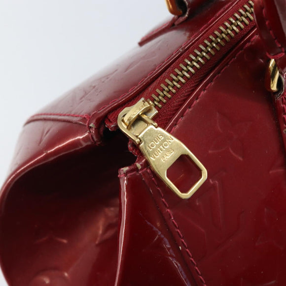 LOUIS VUITTON Monogram Vernis Sherwood PM Bag Pomme D'amour M91494 Auth YKZ290