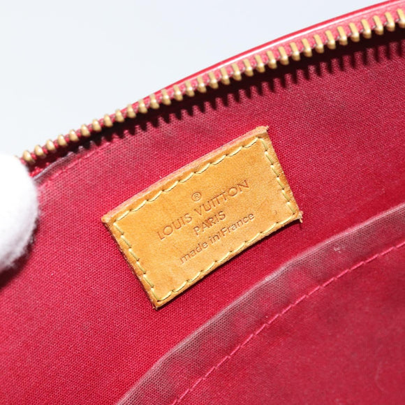 LOUIS VUITTON Monogram Vernis Sherwood PM Bag Pomme D'amour M91494 Auth YKZ290