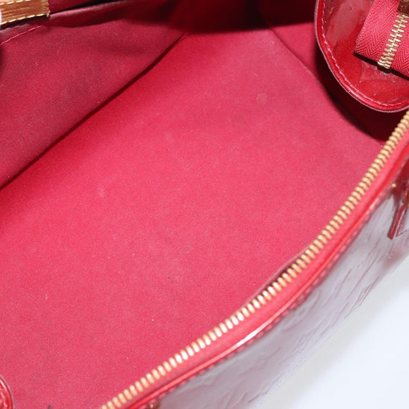 LOUIS VUITTON Monogram Vernis Sherwood PM Bag Pomme D'amour M91494 Auth YKZ290