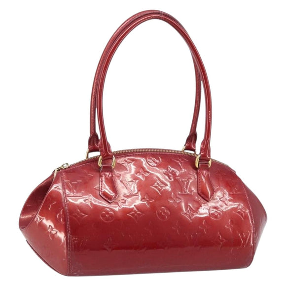 LOUIS VUITTON Monogram Vernis Sherwood PM Bag Pomme D'amour M91494 Auth YKZ290