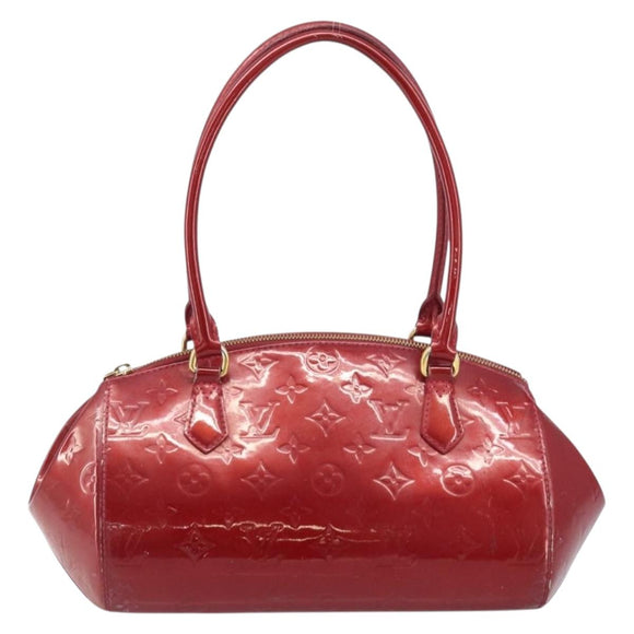 LOUIS VUITTON Monogram Vernis Sherwood PM Bag Pomme D'amour M91494 Auth YKZ290