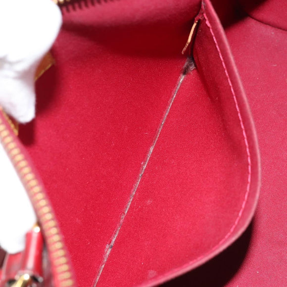 LOUIS VUITTON Monogram Vernis Sherwood PM Bag Pomme D'amour M91494 Auth YKZ290
