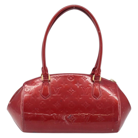 LOUIS VUITTON Monogram Vernis Sherwood PM Bag Pomme D'amour M91494 Auth YKZ290