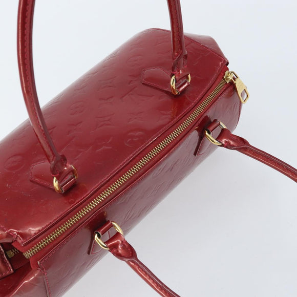 LOUIS VUITTON Monogram Vernis Sherwood PM Bag Pomme D'amour M91494 Auth YKZ290