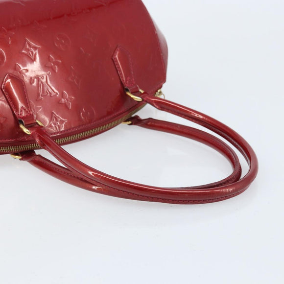 LOUIS VUITTON Monogram Vernis Sherwood PM Bag Pomme D'amour M91494 Auth YKZ290