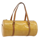 LOUIS VUITTON Monogram Vernis Bedford Hand Bag Beige M91006 LV Auth YKZ292-1