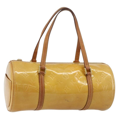 LOUIS VUITTON Monogram Vernis Bedford Hand Bag Beige M91006 LV Auth YKZ292