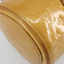 LOUIS VUITTON Monogram Vernis Bedford Hand Bag Beige M91006 LV Auth YKZ292-15