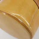 LOUIS VUITTON Monogram Vernis Bedford Hand Bag Beige M91006 LV Auth YKZ292-17