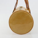 LOUIS VUITTON Monogram Vernis Bedford Hand Bag Beige M91006 LV Auth YKZ292-3