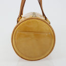 LOUIS VUITTON Monogram Vernis Bedford Hand Bag Beige M91006 LV Auth YKZ292-4