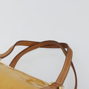 LOUIS VUITTON Monogram Vernis Bedford Hand Bag Beige M91006 LV Auth YKZ292-5