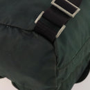 PRADA Backpack Nylon Green Silver Auth YKZ295-18