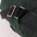 PRADA Backpack Nylon Green Silver Auth YKZ295-19