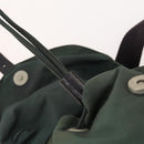 PRADA Backpack Nylon Green Silver Auth YKZ295-22
