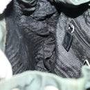 PRADA Backpack Nylon Green Silver Auth YKZ295-24