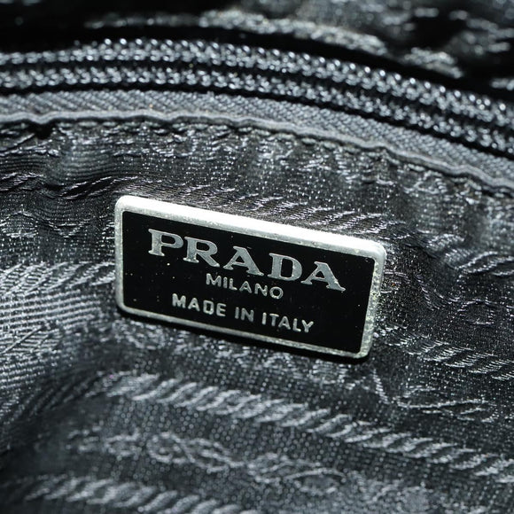 PRADA Backpack Nylon Green Silver Auth YKZ295