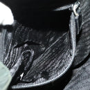 PRADA Backpack Nylon Green Silver Auth YKZ295-27