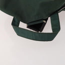 PRADA Backpack Nylon Green Silver Auth YKZ295-7